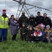 Michael and Cheryl Hughes with their family