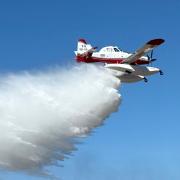 A TFS water bomber