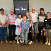 Andrew Marshall of Oldina, Bill Poke of Christmas Hills, Milton and  Gaylene de Jonge of Stanley, Charlie Payne of South Forest, Angela and John Bruce of Stanley, Isaac McGlone of  Lileah and Wendy and Michael Berechree of Rocky Cape.