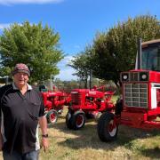 John Lette and his vintage tractors