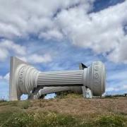Longford railway bridge column