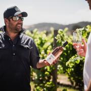 Mapleton vineyard co-owner Paul Laing
