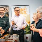 Robbie Gilligan (Derwent Distillery), Alex Heroys (Destination Southern Tasmania CEO Central Highlands Mayor Lou Triffitt and Cally Lyons from Rathmore