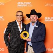 King Island Mayor Marcus Blackie at the APRA Awards
