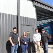 DairyTas Chairman Luke McNab, Rural Youth President Amber Bramich, Agfest Chair Jessee Macdonald and Primary Industries Minister Gavin Pearce.