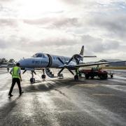 Sharp aircraft at King Island Airport