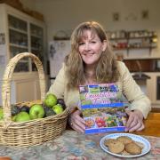 Dawn Meredith with her new cookbook