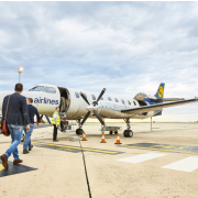 A Sharp Airlines plane