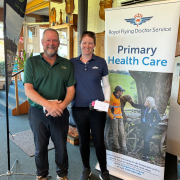 Division 1 putting winners Menno Van Der Mollen and his daughter Laura from Mowbray Golf Club.