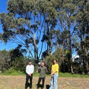 Dibas Panta NRM Facilitator (Sorell Council), Niklavs Rubenis (UTAS) and Mayor Janet Gatehouse