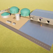 A 3D render of the proposed Westbury BioHub