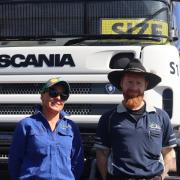 Nik and Renee Harvey from Harvey’s Fertiliser Services 