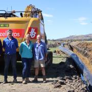 Alex Clarke from Quornhall, Patrick Taylor from Green Hill, Lauren Klomp from Ricarton farm, and Will Bennett of Ashby Farm.