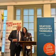 Business, Industry, and Resources Minister Eric Abetz with Primary Industries and Water Minister Jane Howlett at Parliament House.