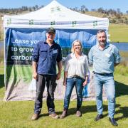 Michael and Susie Parsons with SFM Managing Director Andrew Morgan