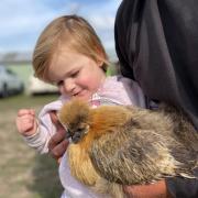 Five-year-old Sophie Maloney of Exeter
