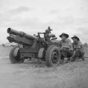 Jim’s mission was to collect replacements for their worn-out 25-pounder guns
