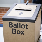 Ballot box.